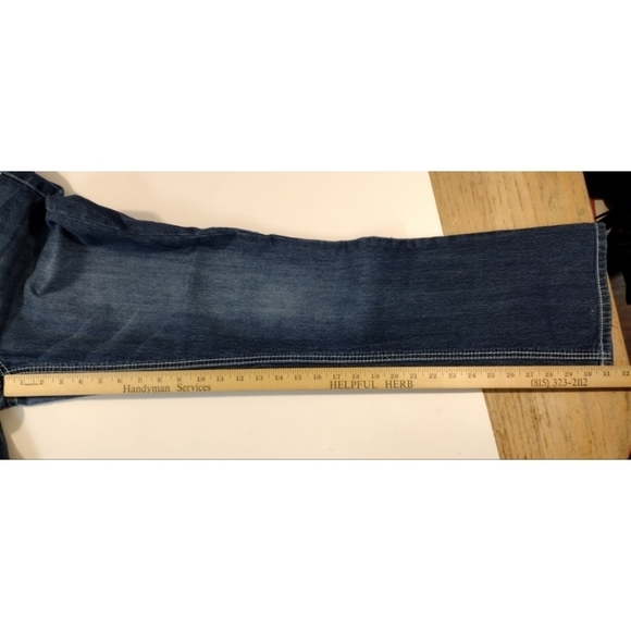 Mudd blingy contrast stitching button flap jeans - Picture 8 of 16